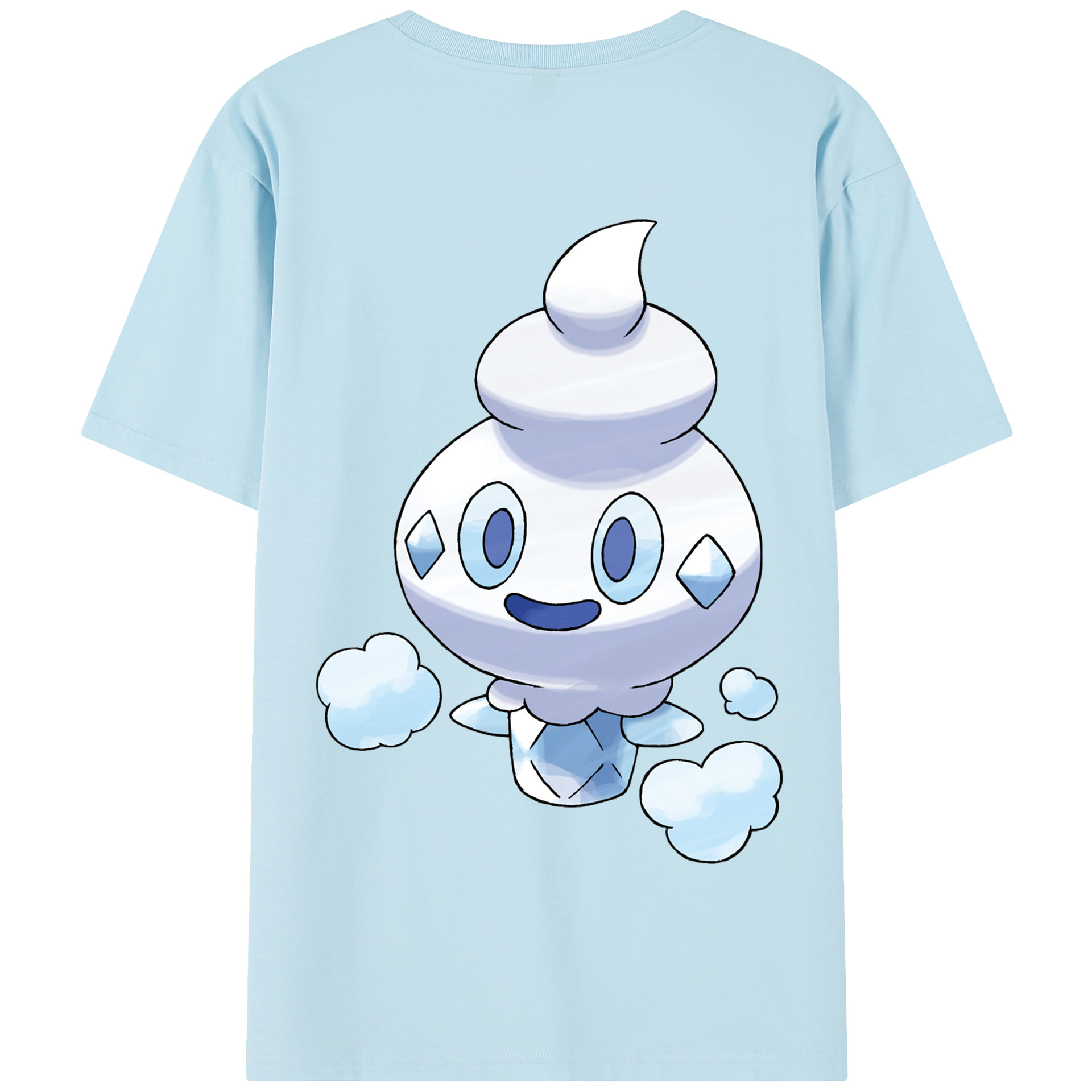 （画像用） ポケットモンスター Pokémon 綿100％半袖Tシャツ（背面プリント）
